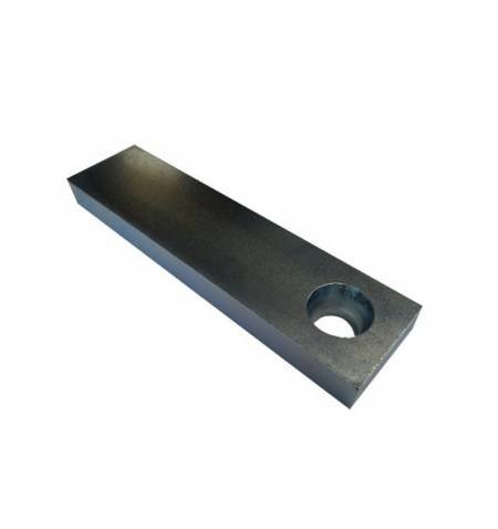 Pasamano soporte trasero lineal 400mm - Imagen 1