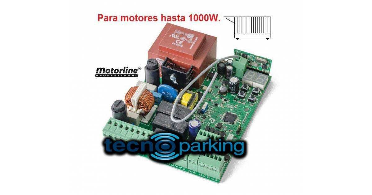 Central electrónica Motorline MC50SC monofásico de 230V para deslizamento - Imagem 1