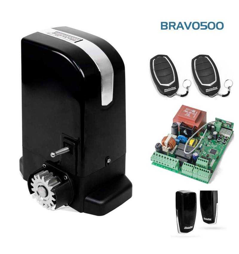 Kit Motorline Bravo500 230V pour les portes...
