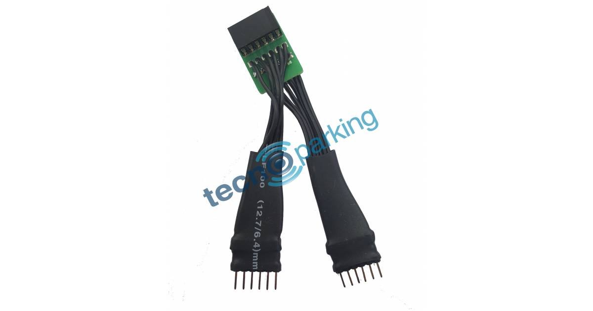 Conector múltiple para conectar dos tarjetas receptoras enchufables - Imagen 1