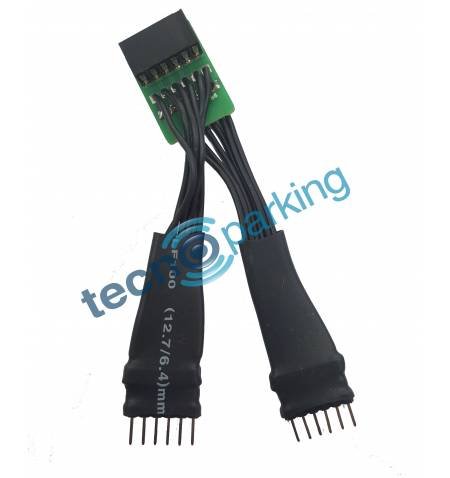 Conector múltiple para conectar dos tarjetas receptoras enchufables - Imagen 1