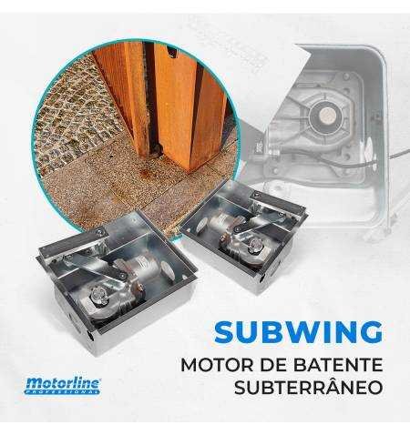Kit Motorline SUBWING700 / SUBWING724 motores enterrados para puertas batientes hasta 2,5 m