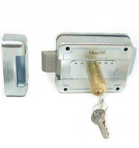 VIRO electric lock with adjustable input 50-60-70-80 mm with button - Figure 1 2