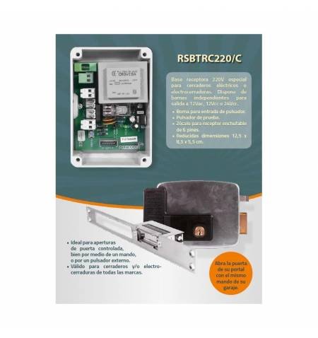 Kit de base récepteur 220V spécial pour serrures... 2
