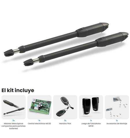 Kit moteur électromécanique Motorline PUMA 24V pour les portes battantes