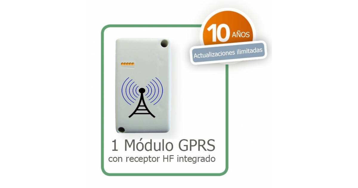 Récepteur GPRS avec ouverture téléfonica, télédétection et clignotant RFID - Image 1