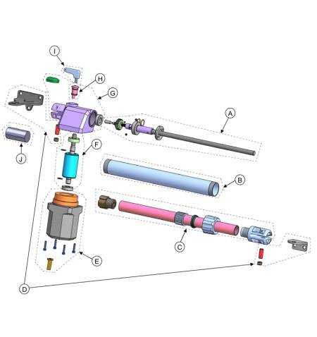 Exploder of spare parts Erreka Ares