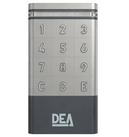 Teclado DEA Digirad / n wireless 433 MHz para portas automáticas | 4 canais e código de rolamento