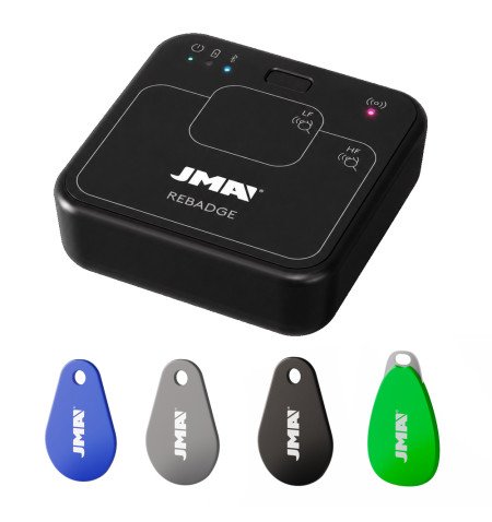 JMA Rebadge | RFID 125 kHz et 13,56 touches MHz Machine Duplicator