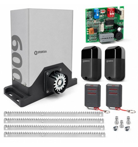 KIT Motor Erreka RINO electromecánico 230V para puertas correderas hasta 600 kg