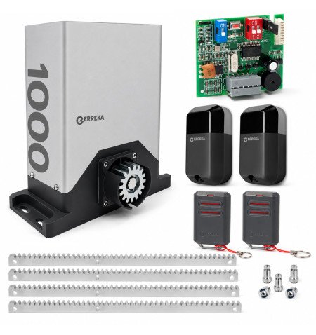 KIT Motor Erreka RINO electromecánico 230V para puertas correderas hasta 1000 kg