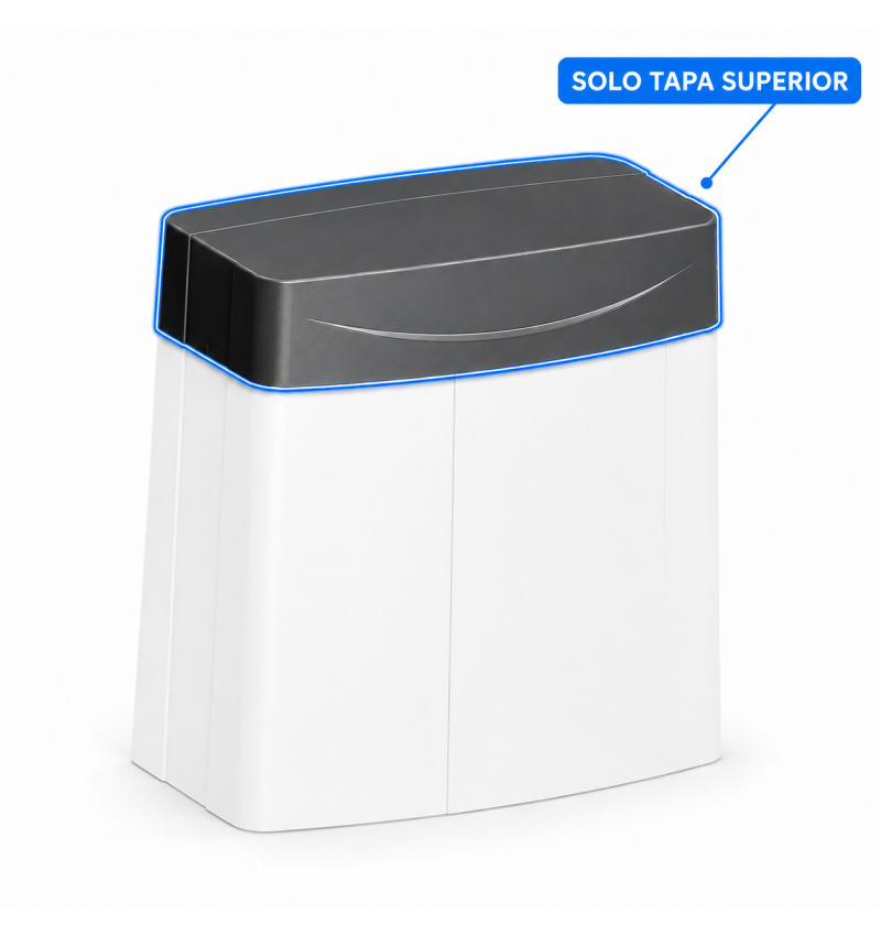 Tapa de plástico que tapa la electrónica del...