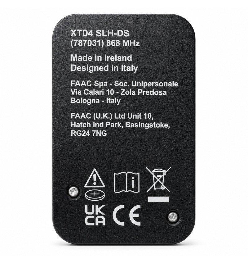 Mando FAAC XTO4 SLH DS 868 MHz 4 Canales