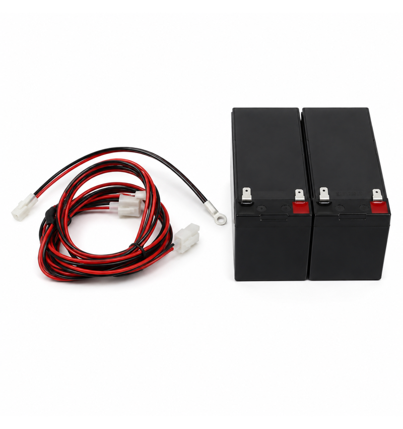 Kit BAT STOCKAGE BAT 2X12V 1,2AH pour moteurs...