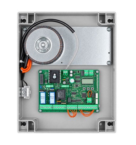 Cuadro de maniobras Beninca BRAINY24 24V para 1 o 2 motores con receptor integrado