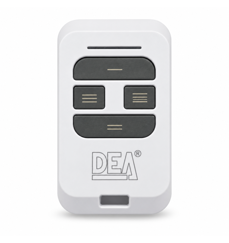 Mando DEA GTX4 de 4 canales 433 MHz blanco