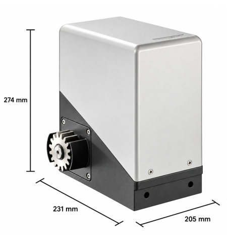 Motor Erreka TORO 1800 & 2500 KG para puertas correderas pesadas