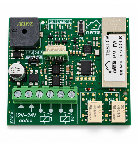 Receptor Clemsa MUTANcode RNE 248 U LR fiação 12/24V...