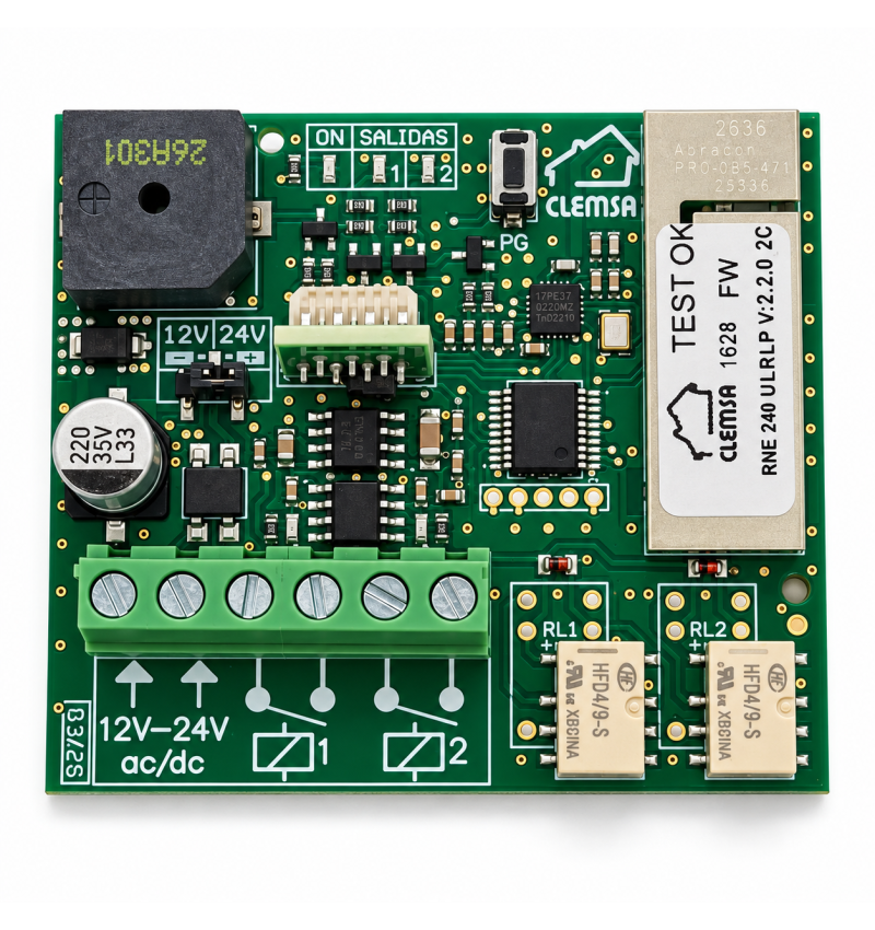 Receptor Clemsa MUTANcode RNE 248 U LR cableado...