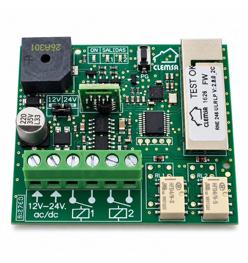 Receptor Clemsa MUTANcode RNE 248 U LR cableado...