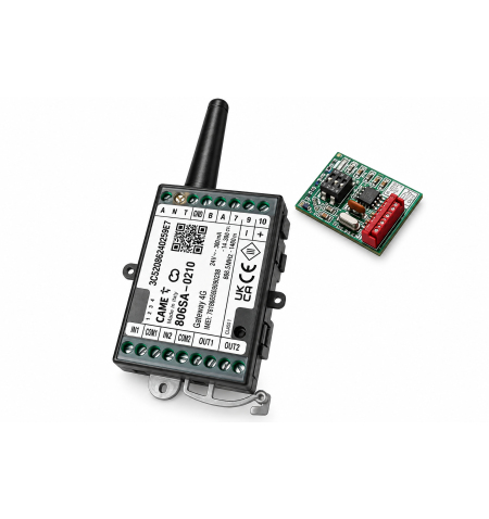 Gateway 4G CAME Connect 806SA-0210 para gestión remota de automatismos
