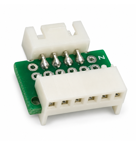 Receiver card adapter connection 6 pins with output 4 pins
