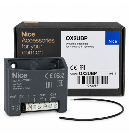 Interface universelle Nice Ox2ubp pour les récepteurs OXI et d'autres fabricants