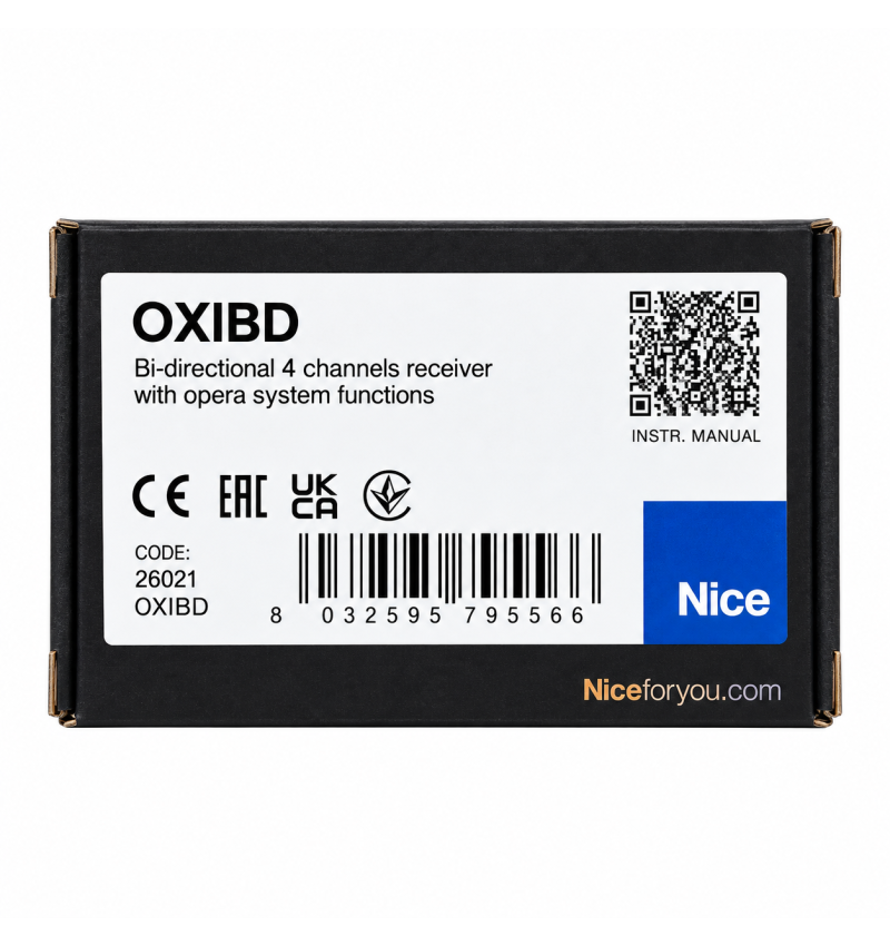 Receptor Nice Oxibd 433,92 MHz bidirecional...