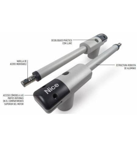 Motor Nice TOO4524 24V para puertas batientes hasta 4,5 m... 2