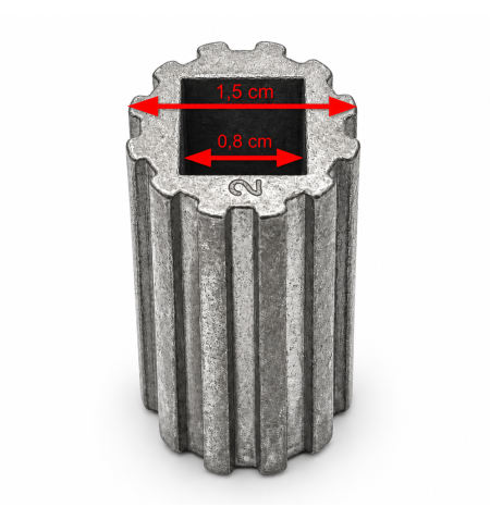 Cap adaptation shaft pinion Motorline Rosso Evo Mrs26