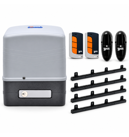 Kit VDS Simplement 600k 230V pour la porte coulissante jusqu'à 600 kg avec fermeture à glissière