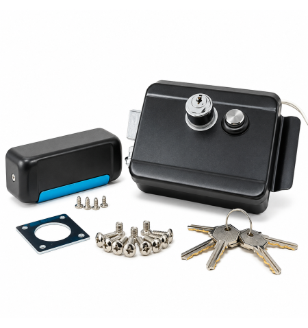 Electrocerradura VDS 12V with push button for swing door