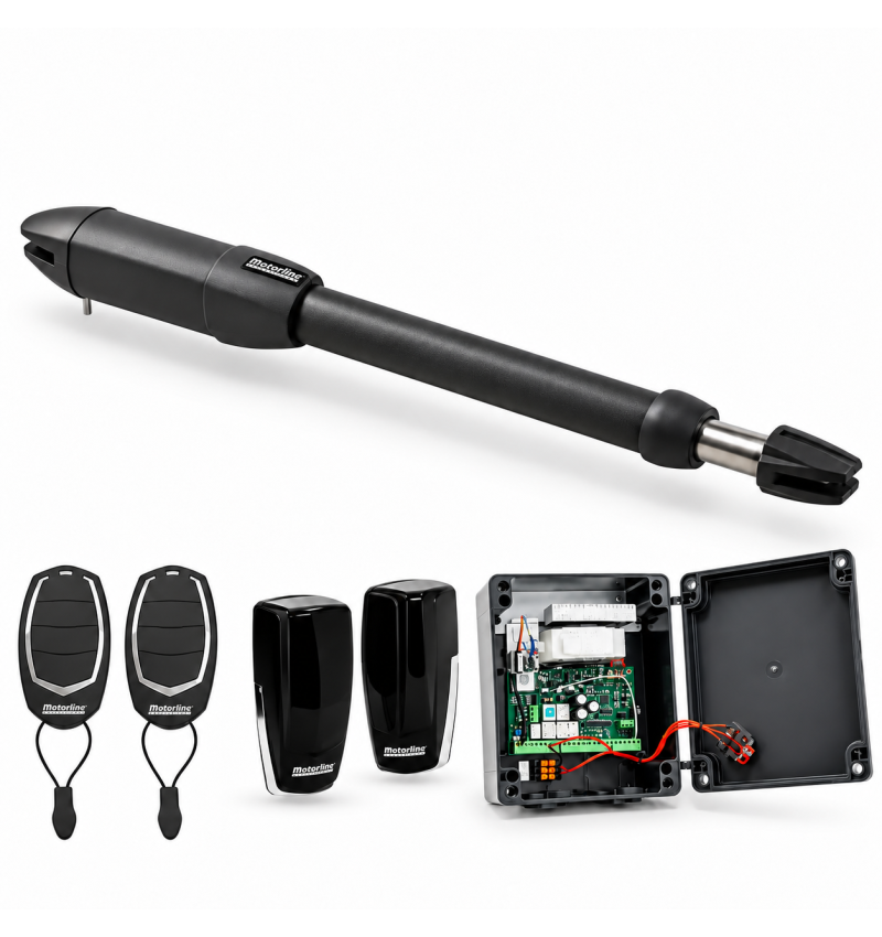 Kit Motorline PUMA 24V para puerta batiente de...