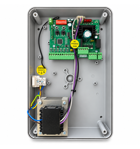 Imagem VDS Euro24M1 24V com receptor, transformador e caixa selada