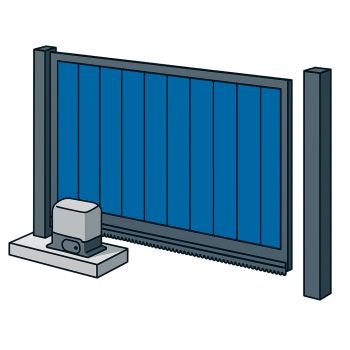 Residential, community or industrial sliding door motors.