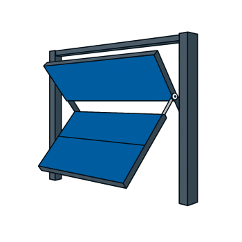 Motores portas de inclinação