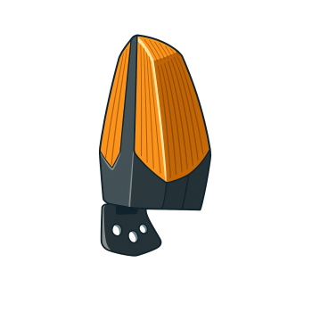 Semáforos y lámparas de señalización para puertas automáticas.