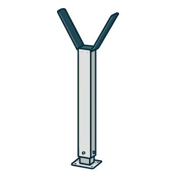 Accessories for automatic barriers | Forks, lights and batteries