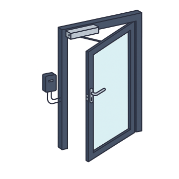 Motores Batientes para Puertas Peatonales